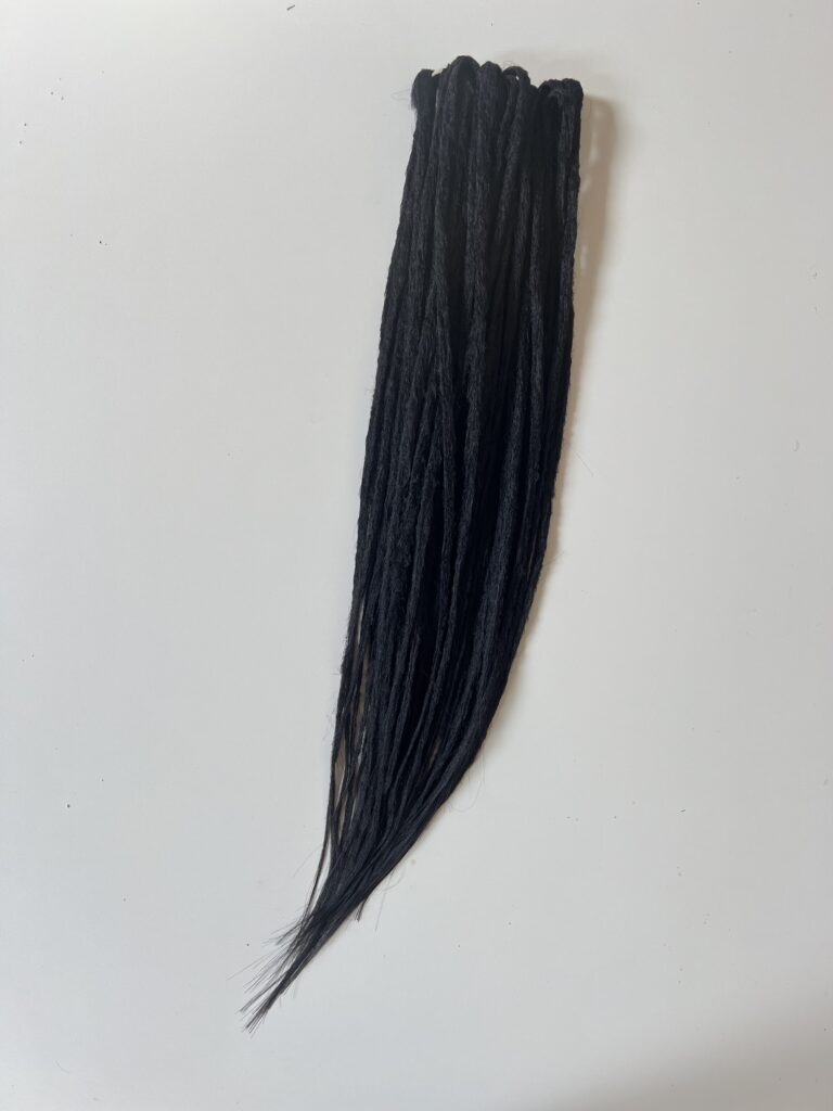 Handmade Single-Colour Dreadlocks – Black