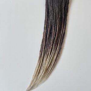 Ručně dělané Dredy – ombré Tmavohnědé/blond