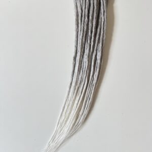 Ručně dělané Dredy – ombré Šedo/bílé