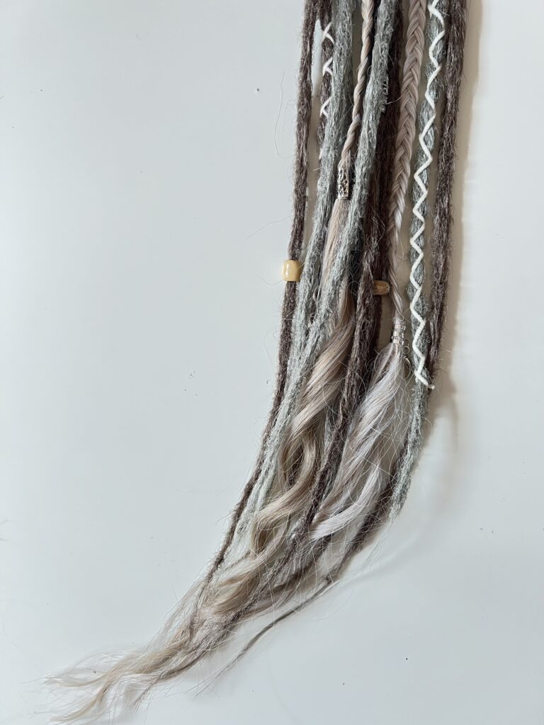 Detail produktu Handmade Dredogumky - Hnědo/stříbrné