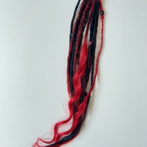 Handmade Dredogumky - Černo/červené