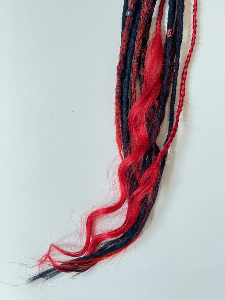 Detail produktu Handmade Dredogumky - Černo/červené